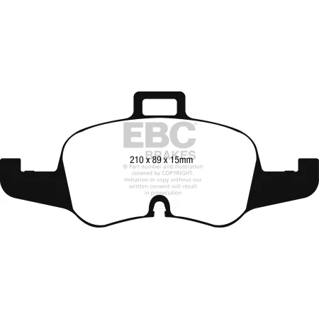 DP42256R Klocki hamulcowe YELLOWSTUFF EBC Brakes Audi TTS quattro 8S Audi TTS quattro TT 8S