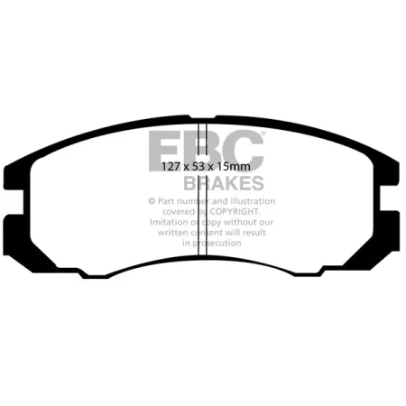 DP847 Klocki hamulcowe ULTIMAX2 EBC Brakes Toyota Camry SV21R Camry SV25R Camry VZV21R Celica ST162 Celica ST162 GT Cabriolet Celica ST165 GT4