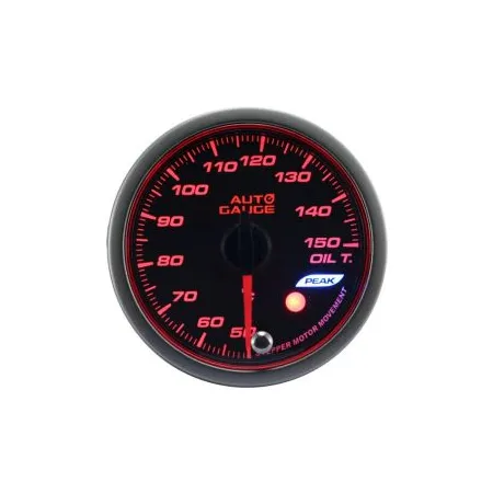 Wskaźnik New Auto Gauge temperatura oleju seria Stepper Motor Peak 52mm
