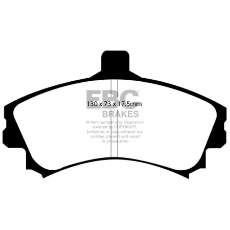 DP1564 Klocki hamulcowe ULTIMAX2 EBC Brakes Smart Forfour W454