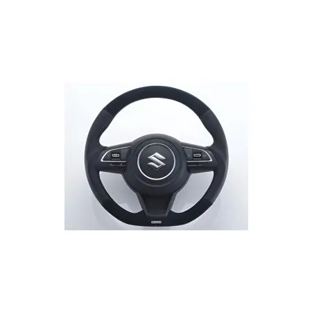 GReddy All Leather Steering Wheel with Red Stitch for Suzuki Swift Sport ZC33S