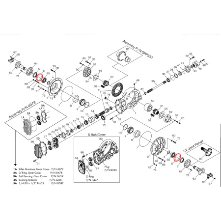 Winters O-ring uszczelnienia pokrywy bocznej 7413