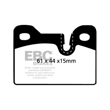 DP342 Klocki hamulcowe ULTIMAX2 EBC Brakes BMW 3 Series E21 323 BMW ALPINA B6 E21