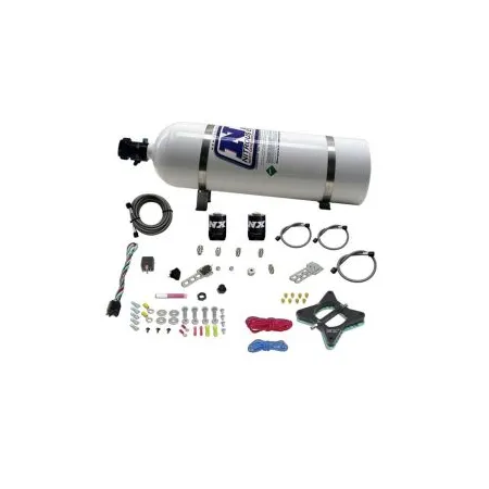 2 Valve Plate System With 15Lb Bottle for Ford Mustang 4.6L (50-150Hp) Nitrous Express NX 20946-15