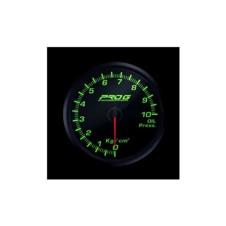 Wskaźnik Pro G Race Series 2 RC, ciśnienia oleju Kg/cm2 GREEN 52mm