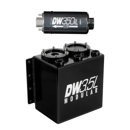 DeatschWerks 3.5L Surge Tank with 350iL In-Line Fuel Pump