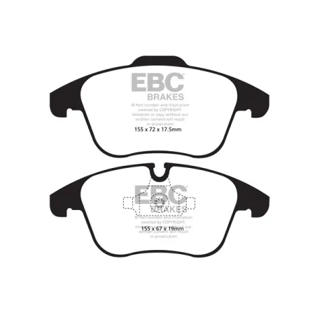 DPX2040 Klocki hamulcowe ULTIMAX2 EBC Brakes Citroen C5 Peugeot 508