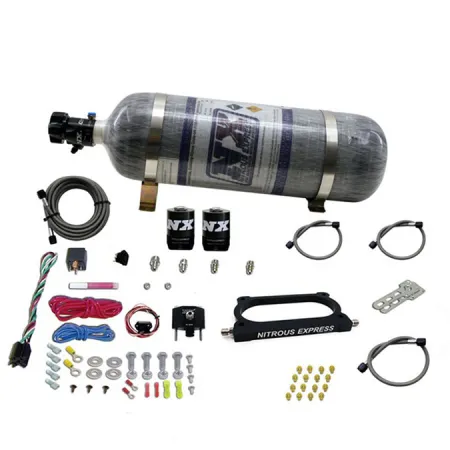 Nitrous Plate System with 12Lb Carbon Bottle for Ford GT 500 Nitrous Express NX 20949-12
