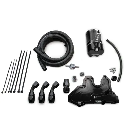 RTMG Performance Oil Catch Can Kit for 2.0 TSI EA888.4 for VW Holf 8R Small Black