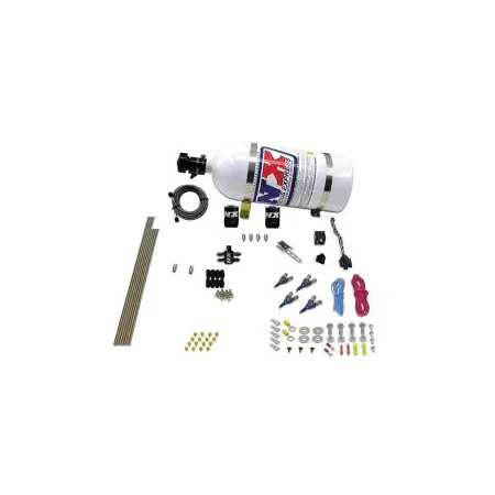 4-Cyl Direct Port Nitrous System EFI Gasoline (100-150-250Hp) 10Lb Nitrous Express NX 80004EFI-10