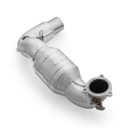 Downpipe z osłoną termiczną i katalizatorami Mercedes-AMG A35 GPF W177 4MATIC OBD without GPF OFF 200 cpsi