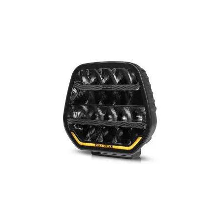 Dodatkowa Lampa Pomocnicza LED Purelux Panther 9 Czarna Okrągła 23cm 210W