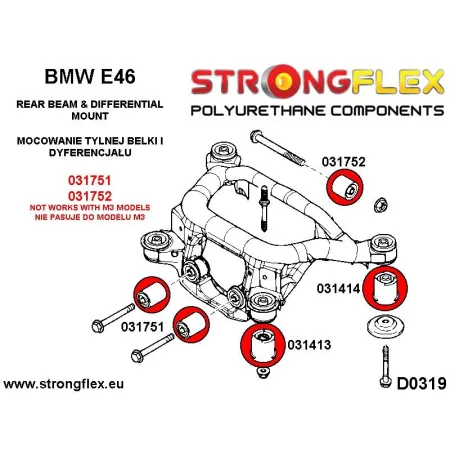 036145B: Kompletny zestaw zawieszenia BMW E46 BMW e46