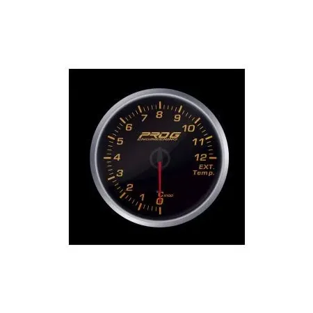 Wskaźnik Pro G Race Series 2 RS, temperatury spalin EGT °C RED 52mm