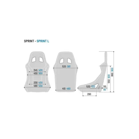 Sparco Sprint+ Tubular Seat Red FIA Approved 8855-1999