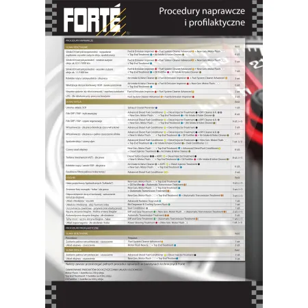Forte Air Intake and Valve Cleaner Czyści Pierścienie Nagar i Układ Dolotowy