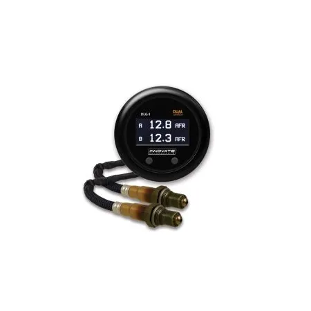 Dwukanałowy wskaźnik Innovate AFR DLG-1 z odczytem z dwóch sond lambda
