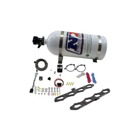 Dry Direct Port Plate System with 10Lb Bottle for Ford Coyote Engine Nitrous Express NX 20957-10