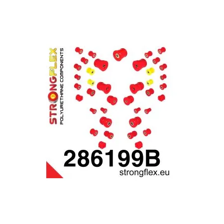 286199B: Kompletny zestaw tulei zawieszenia Nissan 350Z