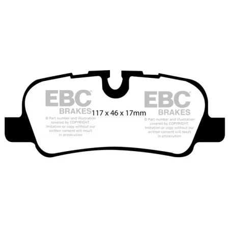 DP61542 Klocki hamulcowe GREENSTUFF EBC Brakes Land Rover Discovery 3 Discovery 4 Range Rover L322 Range Rover Sport L320 Land Rover LR3 LR4 Range Rov