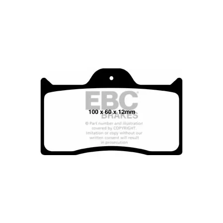 DP4038R Klocki hamulcowe YELLOWSTUFF EBC Brakes AC 378