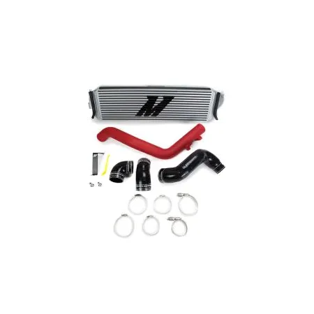 Mishimoto Honda Civic Type R Intercooler Kit 2017+ Silver w/ Wrinkle Red Pipes