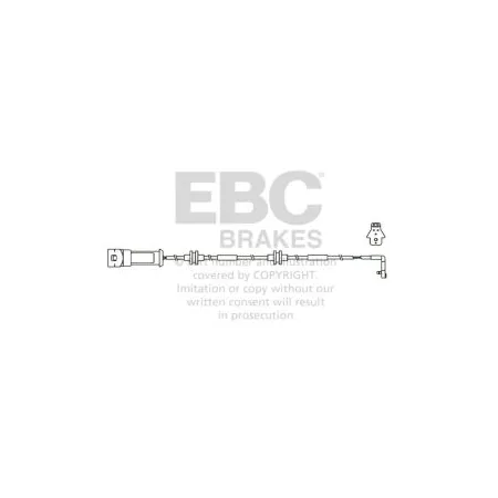 EFA134 Czujnik zużycia klocków hamulcowych EBC Brakes Opel Omega VAUXHALL Omega