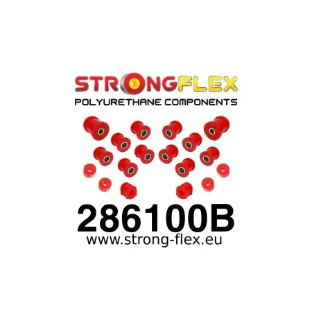 286100B: Zestaw poliuretanowy tylnego zawieszenia Nissan 100NX