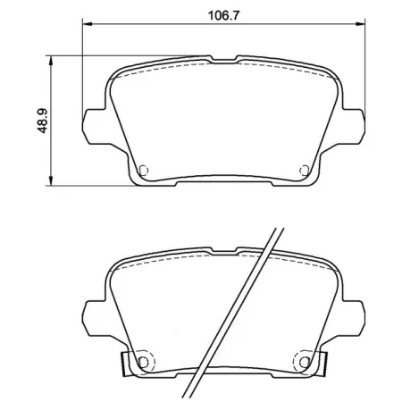 DP23125 Klocki hamulcowe GREENSTUFF EBC Brakes Opel Insignia Country Tourer Insignia Grand Sport Insignia Sport Tourer VAUXHALL Insignia Country Toure
