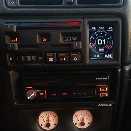 CANchecked Display MFD28 Gen2 for Opel Calibra A 90-97 Vectra A 88-95 LHD/RHD