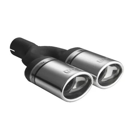 Uniwersalna końcówka tłumika owalna 95×65mm długość 200mm średnica montażowa 45mm