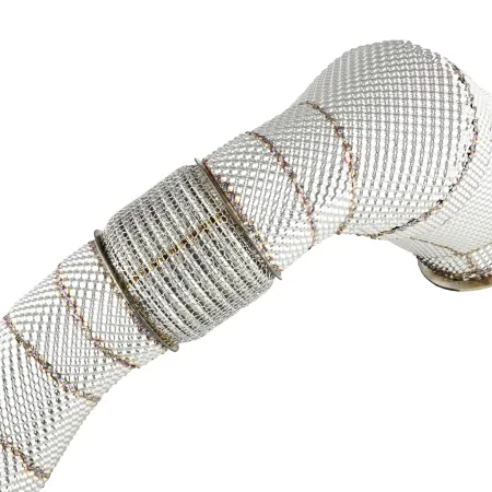 Downpipe FMC.Pro BMW F15 F16 X5 50ix X6 50ix 4.0 4.4L N63B 2015- z katalizatorem i osłoną termoizolacyjną inconel