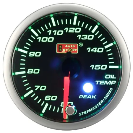 Auto Gauge Wskaźnik temperatury oleju niebieski