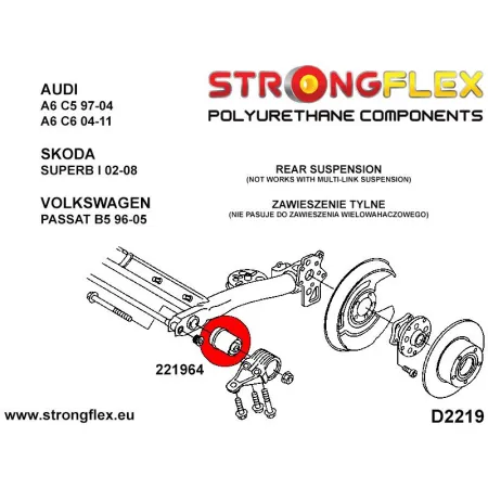 221964B: Tuleja belki tylnej