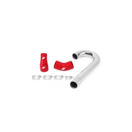 Mishimoto Mitsubishi Lancer Evolution VII/VIII/IX Lower Intercooler Pipe Kit 2001-2007 Red Hoses