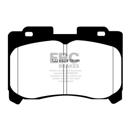 DP41004R Klocki hamulcowe YELLOWSTUFF EBC Brakes Toyota Supra Supra Not UK Toyota Supra Celica ST205 GT4 Toyota Australia and New Zealand Supra JZA80