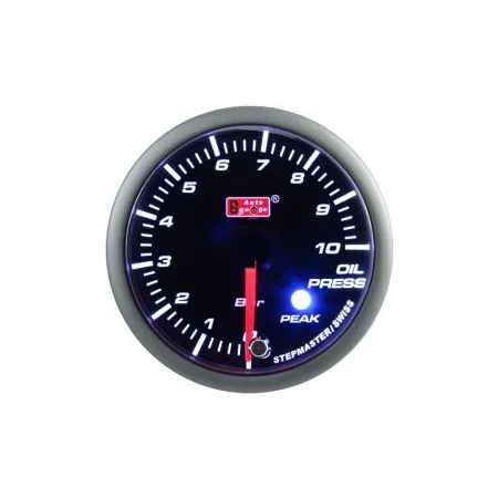 Auto Gauge Wskaźnik ciśnienia oleju bursztynowy