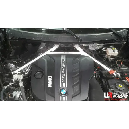 Rozpórka przednia (Front Upper Strut Bar)(3408) Ultra Racing BMW F15 (X5-xDrive40e) 2.0T/2.5D/3.5 15-18/F16 X6 3.0TT 15-19 4WD