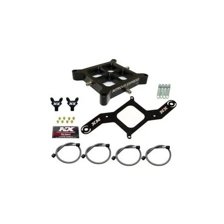 Dual Stage Billet Crossbar Plate Convesion 4150 Flange 50-300Hp Nitrous Express NX NX606