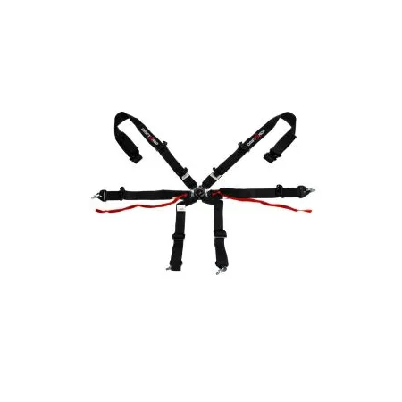DriftShop ExtraBalls 6 Point Harness Black FIA Approved 8853