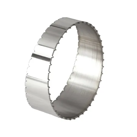 Spawane kolanko nierdzewne ząbkowane 11,25' 51mm