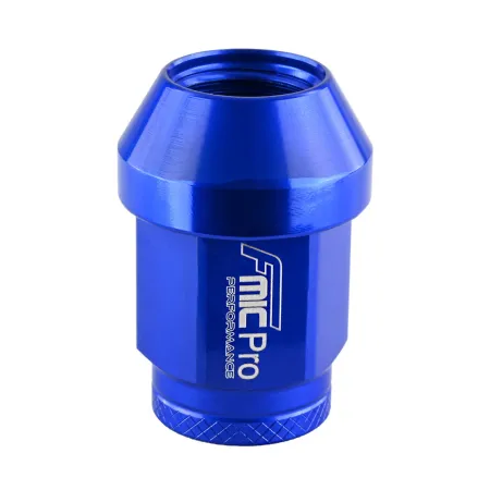 Kuta nakrętka aluminiowa do kół FMIC.Pro M12x1.5 Niebieska 1 szt.  stożkowa przelotowa 7075-T6
