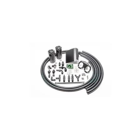 Dual Catch Can Kit for Subaru EJ Turbo 02-21 Fluid Lock Radium Enginnering