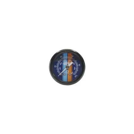 DeatschWerks Fuel Pressure Gauge - Liquid Filled Blue Face with DW Logo