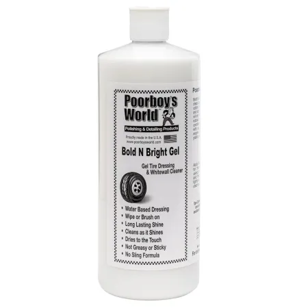 POORBOY'S WORLD Bold N Bright Tire Dressing Gel 946ml