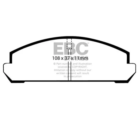 DP265 Klocki hamulcowe ULTIMAX2 EBC Brakes