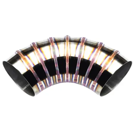 Spawane kolanko nierdzewne 90' 54mm welding porn