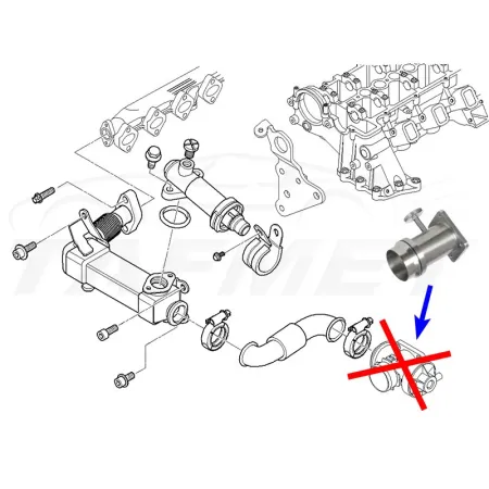 Zamiennik zaworu EGR BMW z silnikiem 3.0 D M57N