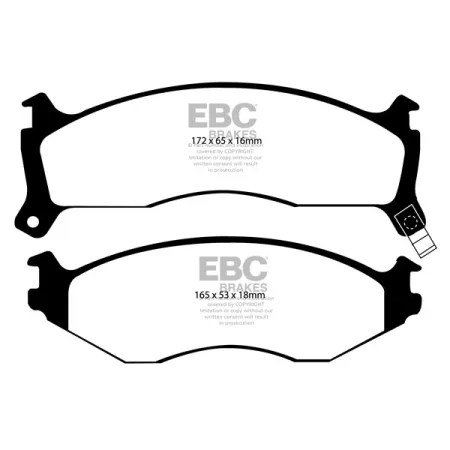 DP1194 Klocki hamulcowe ULTIMAX2 EBC Brakes Chrysler USA Voyager