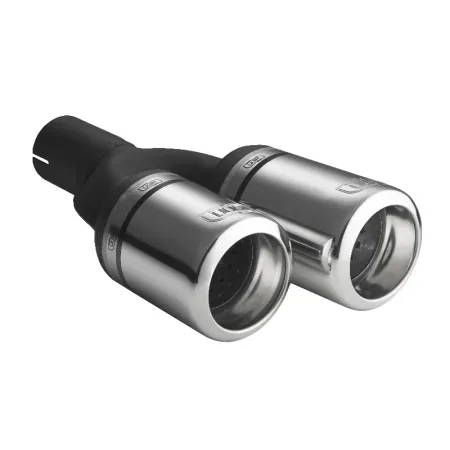 Uniwersalna końcówka tłumika okrągła 80mm długość 200/180mm średnica montażowa 45mm